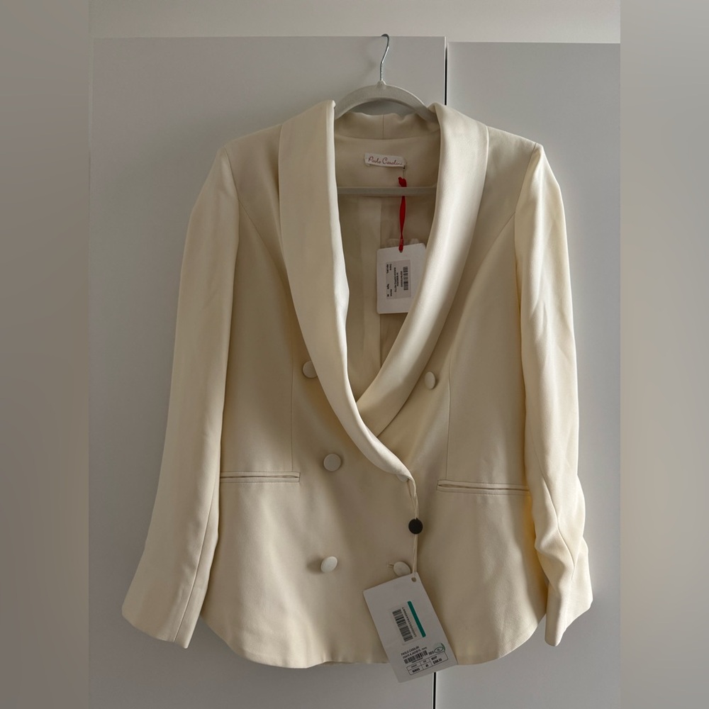 Paolo Catalina Elegant Cream Blazer